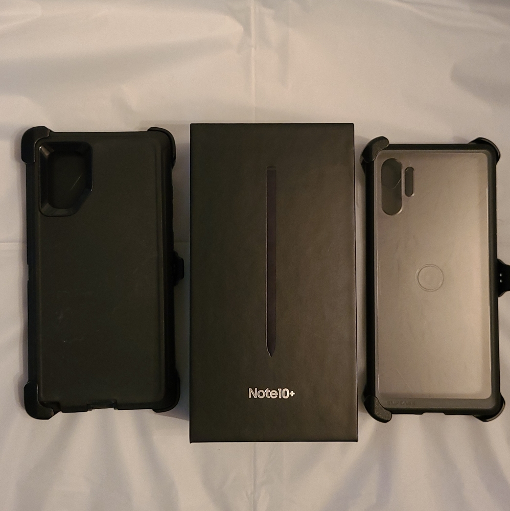 Samsung Note 10+ Box & Cases w Beltclip Holster
